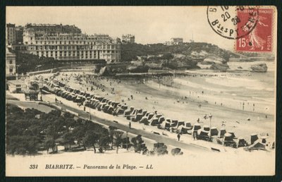Grande Plage of Biarritz by French Photographer